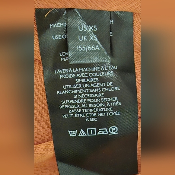 Urban Outfitters Orange Wrap Mini Skirt - Picture 4 of 6